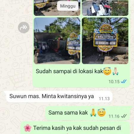 Pengiriman Papan Bunga Duka Jladri Buayan
